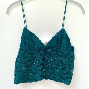 free people lacey lace brami in Teal